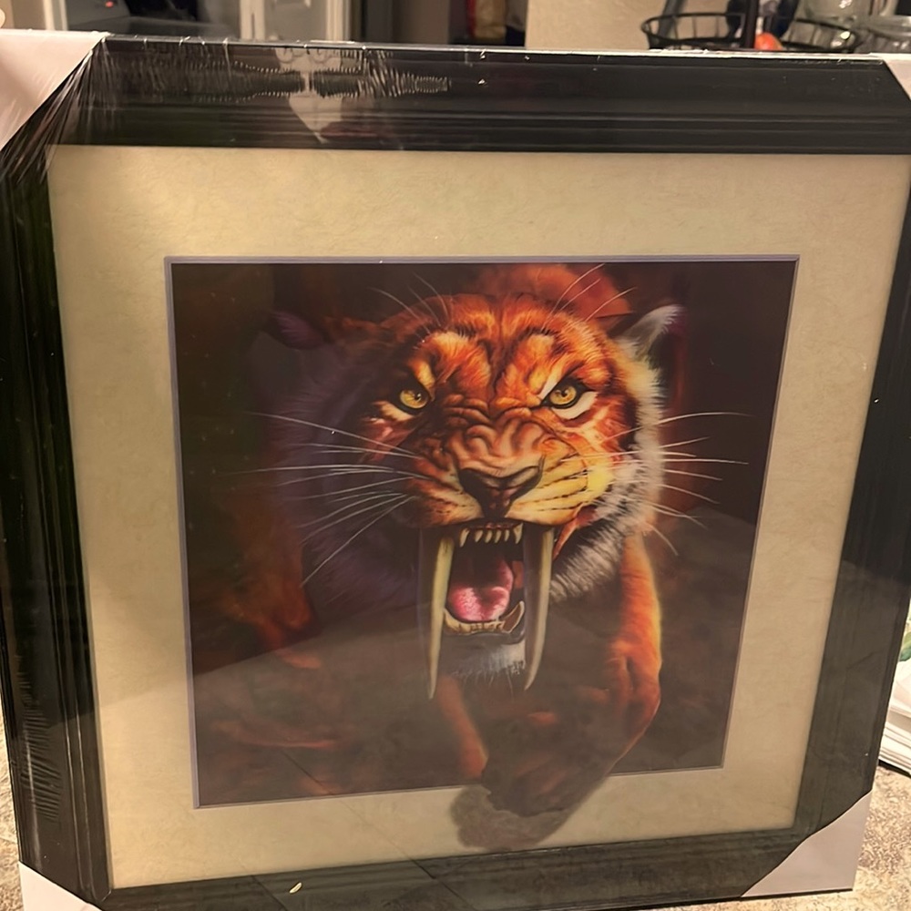 3D Tiger Picture Frame